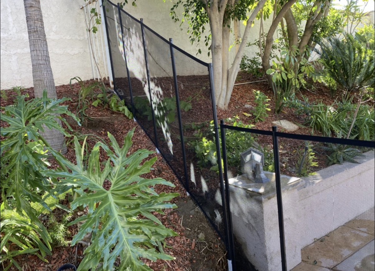 Pool Safety Net Installation project 5